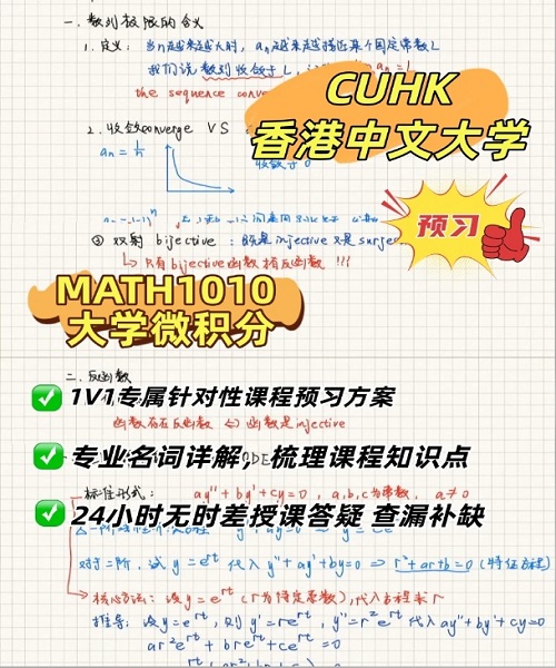 香港中文大学MATH1010课程预习辅导.png