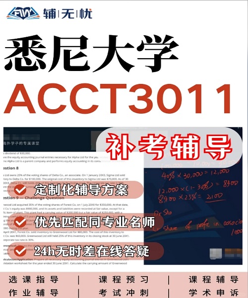悉尼大学 ACCT3011业务组报告 考前辅导案例.png