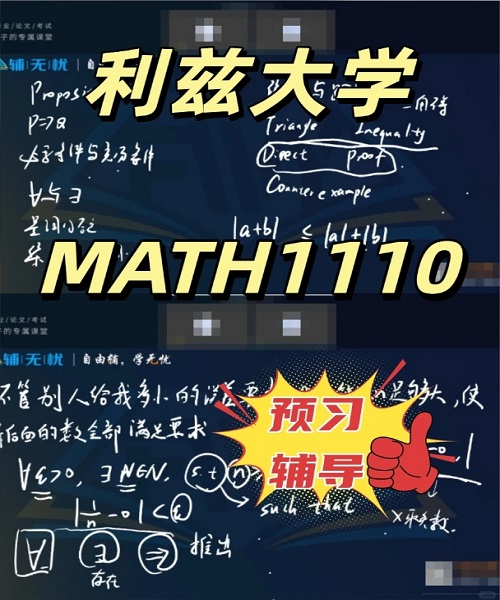 利兹大学MATH1110预习辅导案例.png