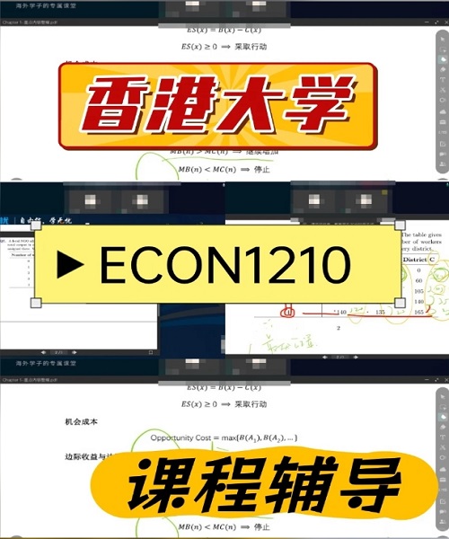 香港大学ECON1210课程1V1辅导案例.png